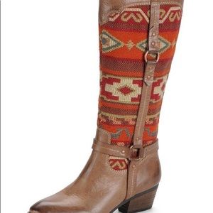 Sofft Porter Indian Blanket harness Boot